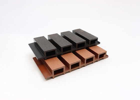 Панель стены HDPE внешняя WPC делает плакирование водостойким 219x26mm стены WPC