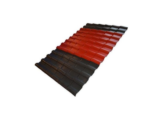 Черепица PVC синтетической смолы ASA гофрировала листы UPVC пластиковые настилая крышу