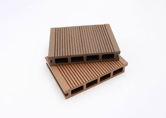 Деревянная текстура WPC пола 3D выбивая украшая составной пол палубы водоустойчивый