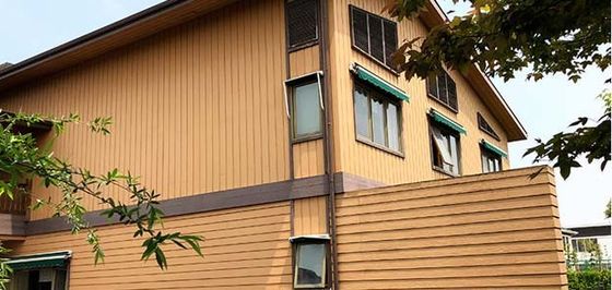 Панель стены 219x26mm штранг-прессования Co внешняя для на открытом воздухе отделки стен