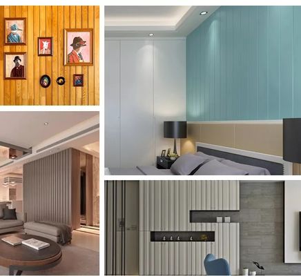 Водонепроницаемая внутренняя стеновая панель WPC для внутренней отделки стен, простой монтаж и не требует обслуживания