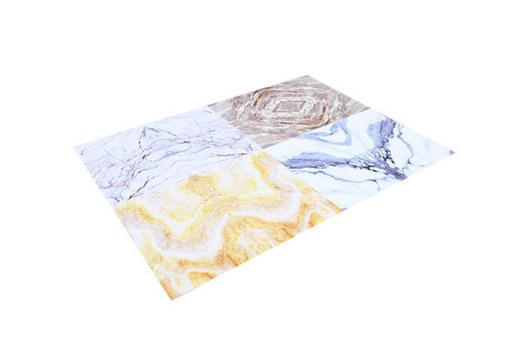 Панели водоустойчивого внутреннего декоративного листа мрамора PVC УЛЬТРАФИОЛЕТОВЫЕ мраморные 2mm до 5mm