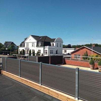 Панели стены PVC WPC плакирования внешней стены на открытом воздухе древесины пластиковые составные