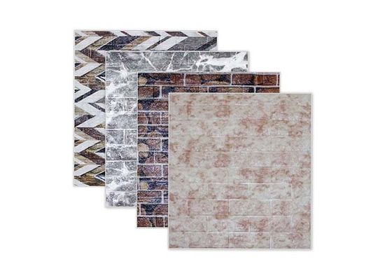 Стикер бумаги стены домашней собственной личности слипчивый 3D 70x77cm обоев спальни обоев пены PE украшения