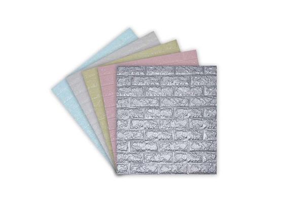 Стикер бумаги стены домашней собственной личности слипчивый 3D 70x77cm обоев спальни обоев пены PE украшения