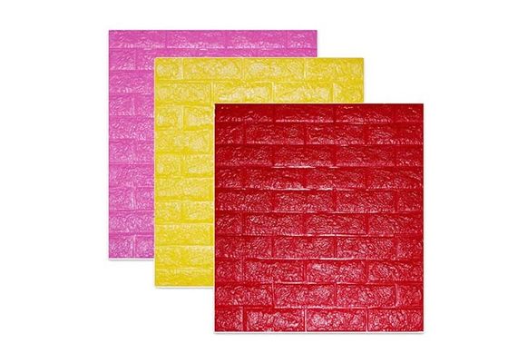 Стикер бумаги стены домашней собственной личности слипчивый 3D 70x77cm обоев спальни обоев пены PE украшения