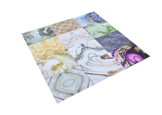 Окружающая среда листа мрамора PVC замены загрязнения свободная мраморная дружелюбная