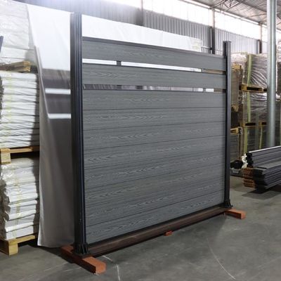 доски загородки 3D зерно составной Wpc огнеупорное деревянное делает на открытом воздухе водостойким