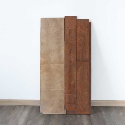 Роскошная стена декоративные 1200 * 600mm панели одного камня Faux PU 100mm