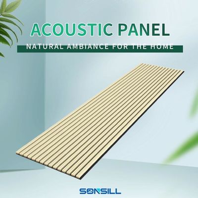 100% полиэстер+МДФ с шумоизоляцией квадратной формы акустической доски из шпона