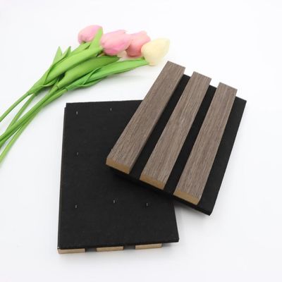 100% полиэстер+МДФ с шумоизоляцией квадратной формы акустической доски из шпона