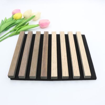 100% полиэстер+МДФ с шумоизоляцией квадратной формы акустической доски из шпона