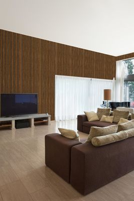 Звукоизоляция поглощает панели стены предкрылка доски любимца Мдф акустические деревянные