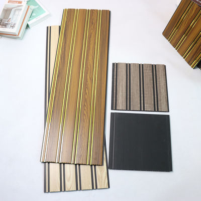 Панель ПВХ для потолка с текстурой дерева для внутренней отделки, экономичная альтернатива настенной плитке, простая в уходе настенная панель