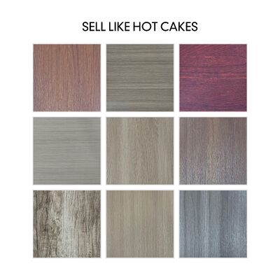 Премиум самоклеящийся виниловый напольный наклейка с реалистичными деревянными или плиточными узорами для быстрого и простого обновления домашнего декора