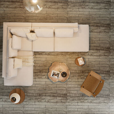 Водонепроницаемая самоклеящаяся ПВХ напольная наклейка для энтузиастов DIY