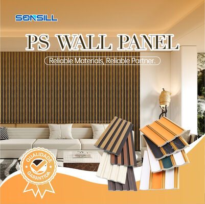 Легкая установка, низкие эксплуатационные расходы, стеновые панели PS, настенные панели из полистирола, водостойкий прочный
