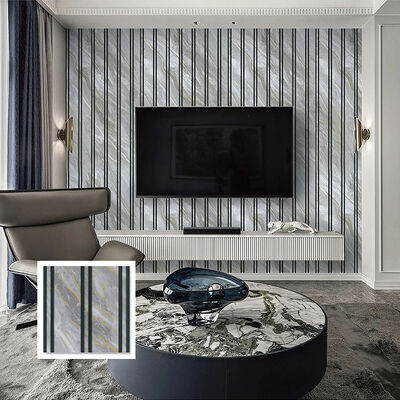 влагостойкая, простая в установке, рифленая потолочная стеновая панель из ПВХ для отделки потолочных стен в современном интерьере