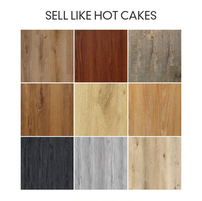 Формальдегид E0 SPC напольное покрытие из ПВХ с известняковым сырьем, высокопрочное напольное решение для коммерческого и жилого применения