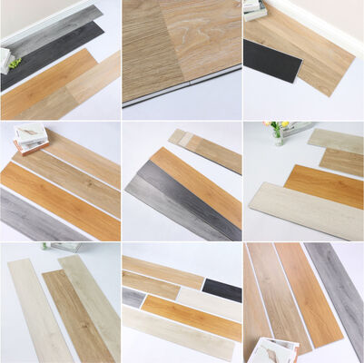 Формальдегид E0 SPC напольное покрытие из ПВХ с известняковым сырьем, высокопрочное напольное решение для коммерческого и жилого применения