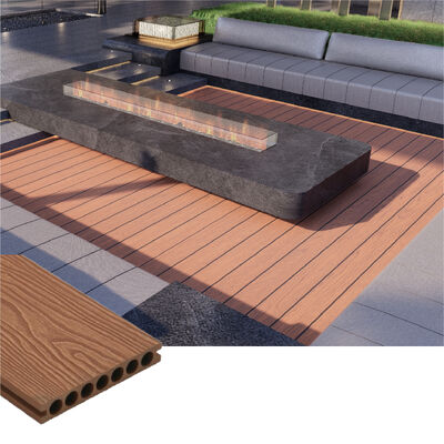 Высокая долговечность WPC Decking Outdoor Waterproof Composite Flooring для наружных садовых приложений