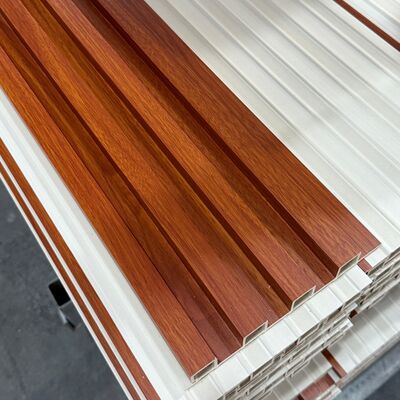 High-Quality Commercial WPC 3D Wall Panels PVC Fluted Wall Cladding for Interior Walls