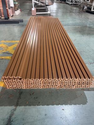 Прочные огнестойкие наружные WPC композитные панели для стен с пазом и гребнем, ПВХ стеновые панели