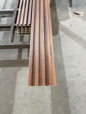 Индивидуальная экологичная внутренняя нерегулярная решетчатая стеновая панель из ДПК 160x24