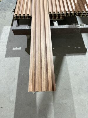 Индивидуальная экологичная внутренняя нерегулярная решетчатая стеновая панель из ДПК 160x24