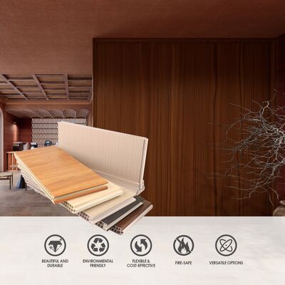 Водонепроницаемая, огнестойкая, влагостойкая ПВХ-панель для перегородок, стеновая панель для разделения внутреннего пространства