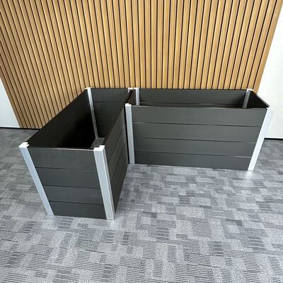 Большая поднятая садовая кровать плантатор коробка для наружного овощного цветочного травяного сада