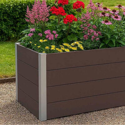 Прочная приподнятая грядка для заднего двора, патио, уличного садоводства и ландшафтного дизайна