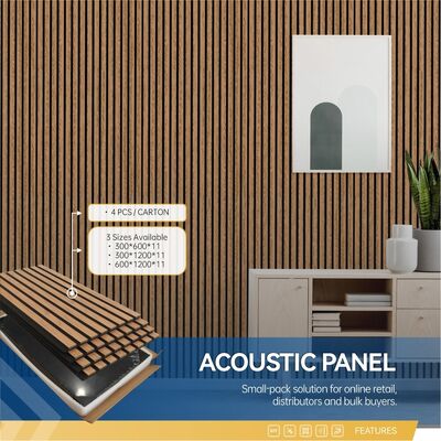 Acoustic Wall Panel for Interior Sound Absorption and Decoration