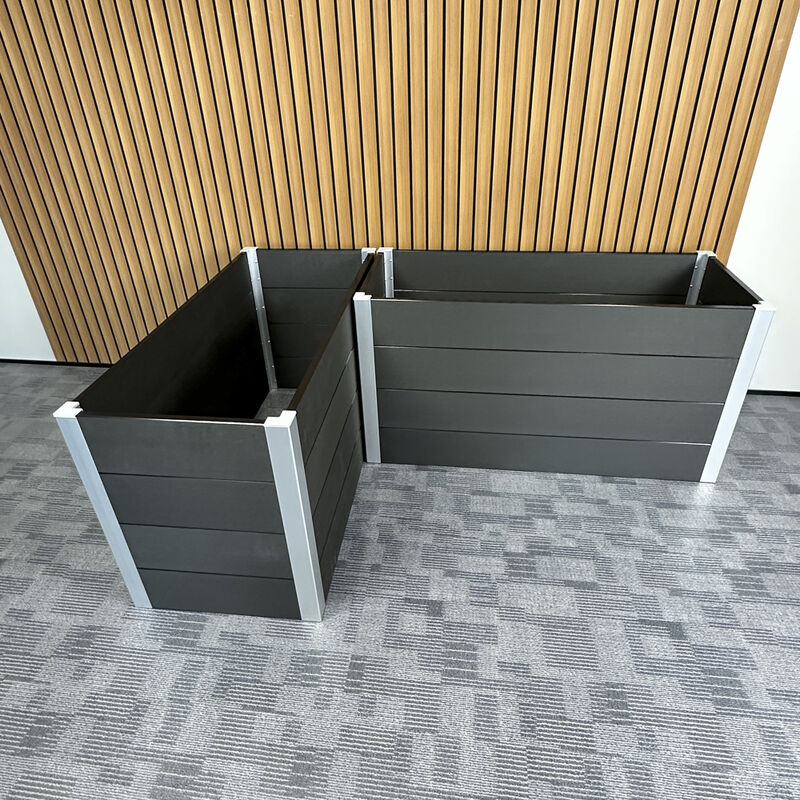 Большая поднятая садовая кровать плантатор коробка для наружного овощного цветочного травяного сада