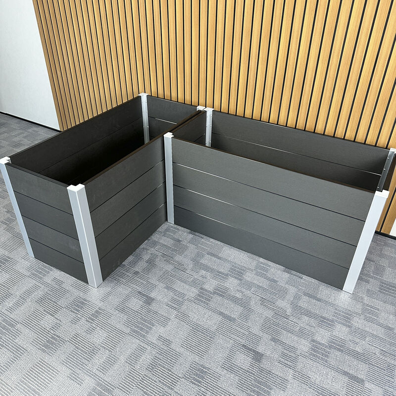 Приподнятая клумба для сада на открытом воздухе с водонепроницаемым огнестойким экологически чистым материалом для посадки на заднем дворе