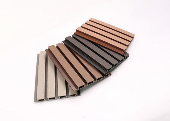 Панель стены HDPE внешняя WPC делает плакирование водостойким 219x26mm стены WPC