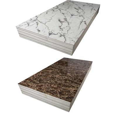 лист стены доски имитационного мраморного листа PVC 1220x2440 водоустойчивый альтернативный