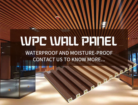 Смесь внутренней древесины панели стены Wpc отделки стен крытой декоративной пластиковая