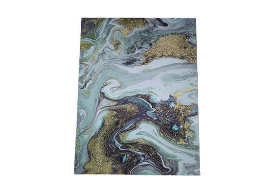 Высокий лоснистый PVC 1220x2440mm мраморизует панель стены PVC листа 3mm