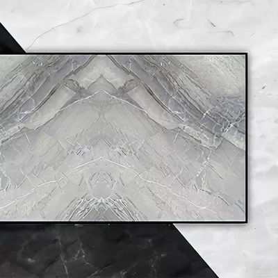 Лист высокого лоснистого мрамора PVC панели стены PVC 1220x2440mm 3mm УЛЬТРАФИОЛЕТОВЫЙ