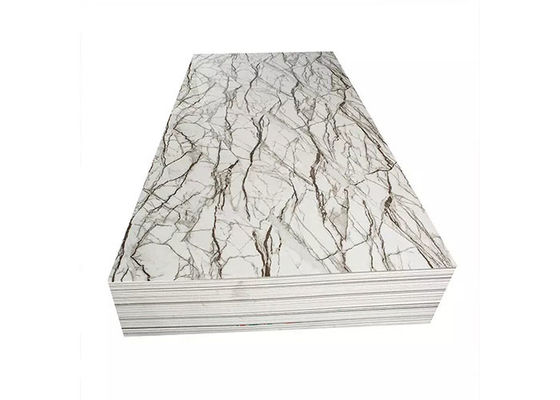 Внутренняя стена Decotion делает лист водостойким 1220x2800mm PVC УЛЬТРАФИОЛЕТОВЫЙ мраморный пластиковый