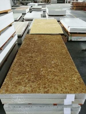 Мраморный альтернативный внутренний декоративный лист 1220x2800x3mm PVC УЛЬТРАФИОЛЕТОВЫЙ мраморный