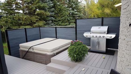 Настил WPC деревянный пластиковый составной украшая доска Deco для украшения открытого сада