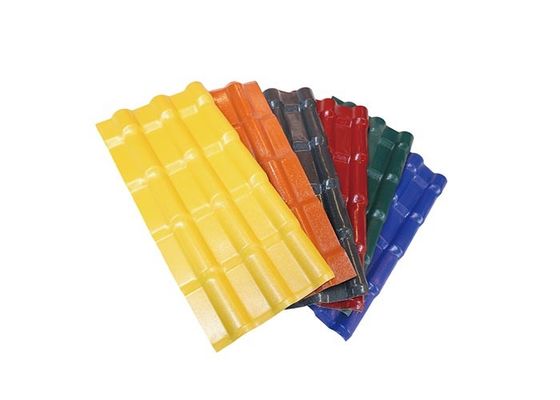 Черепица PVC ASA APVC UPVC гофрировала пластиковые настилая крышу листы