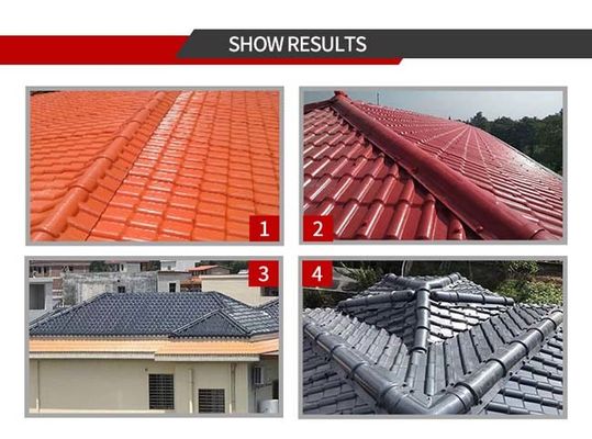 Черепица PVC ASA APVC UPVC гофрировала пластиковые настилая крышу листы