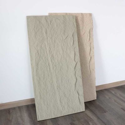 Гриб панели каменной стены Pu Faux придает огнестойкость 3mm 1220 * 2440mm