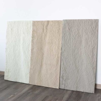 Гриб панели каменной стены Pu Faux придает огнестойкость 3mm 1220 * 2440mm