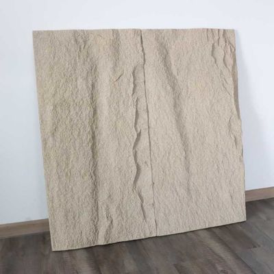 Крытая роскошная панель каменной стены водоустойчивое 3D Faux PU декоративное 100mm