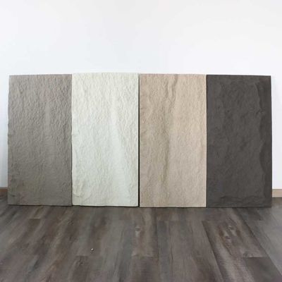 Faux 5cm PU панели каменной стены полиуретана легковеса 120 * 60cm