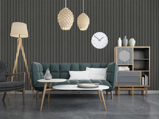 панель доски 21*600*2400мм звукоизоляционная акустическая рифленая для внутреннего художественного оформления